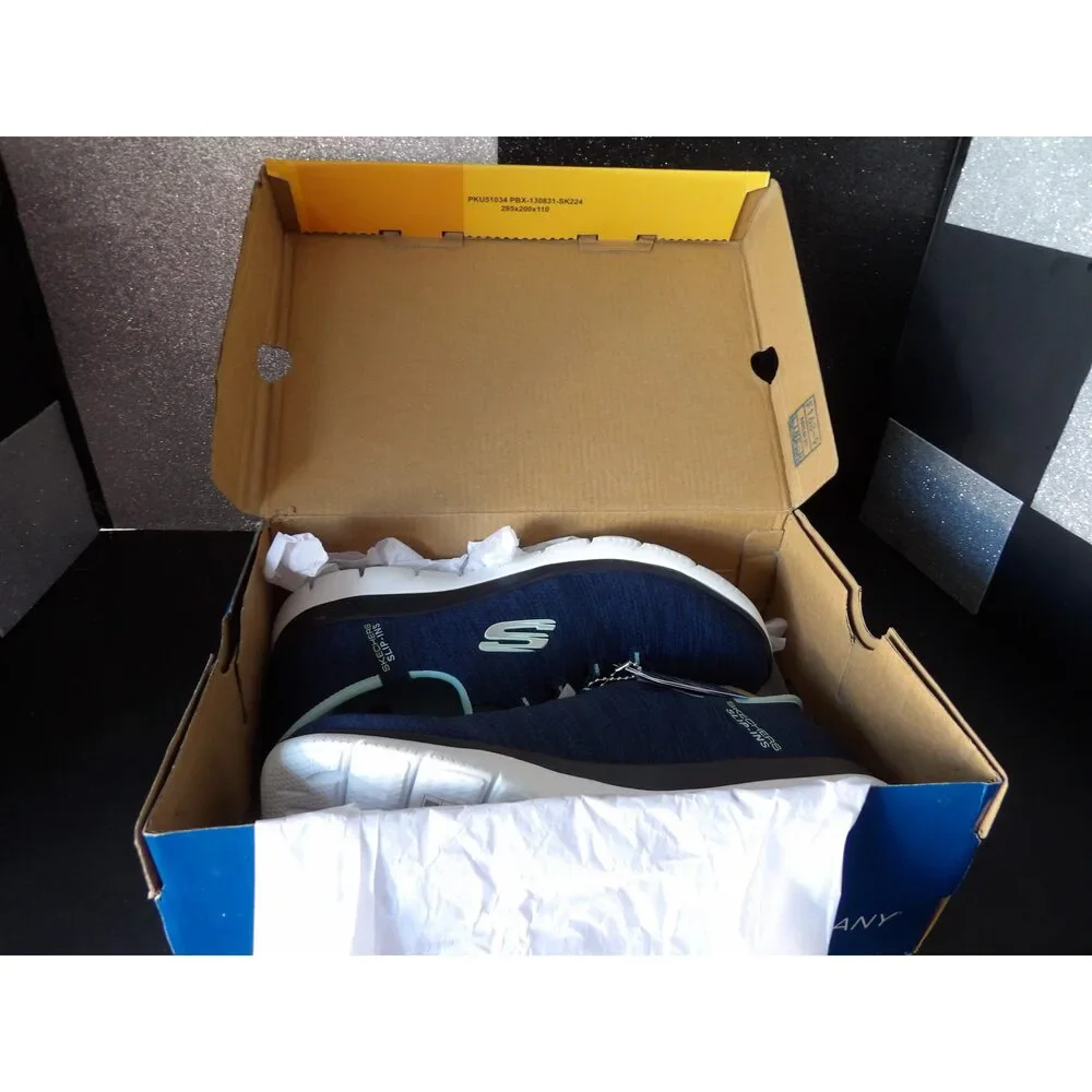 Skechers Hands Free Slip-in Sneakers - Navy (Size US Women's 7.5)